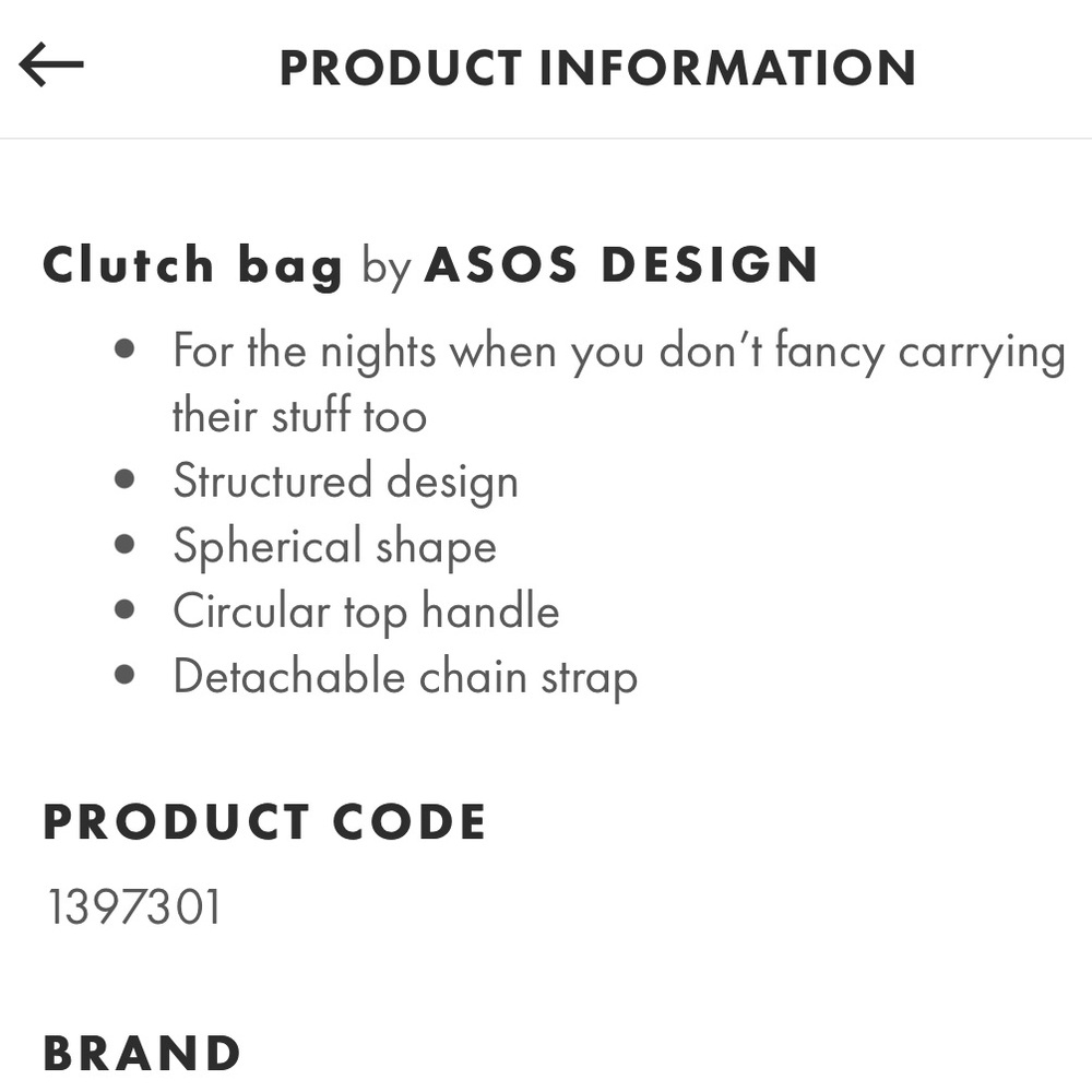 ASOS Gold Mesh Ball Clutch - Picture 3 of 4